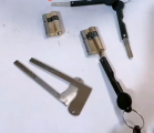 手套叶片锁工具使用方法适用于指纹锁智能叶片锁视频演示