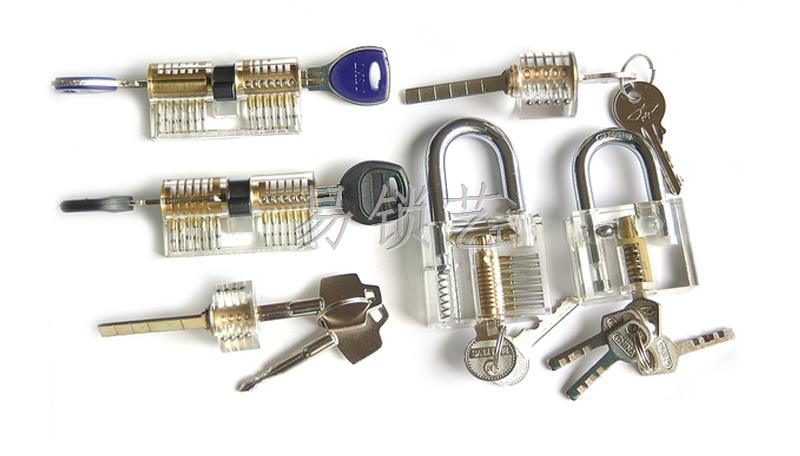 透明锁五件套+镀钛工具包套餐组合